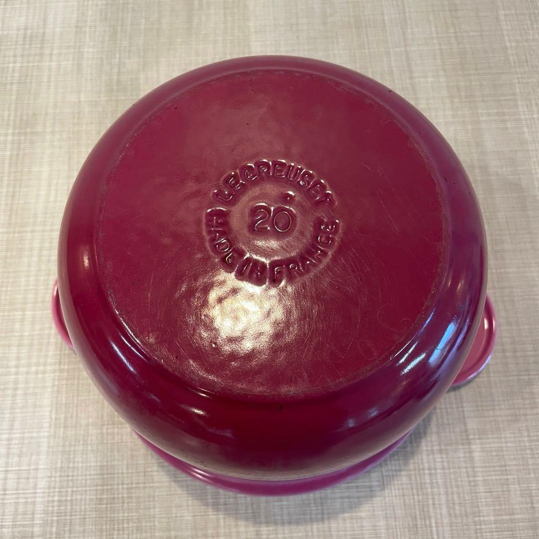 【限定カラー・美品】ル・クルーゼ　ココットエブリィ20 ベリー　廃盤品