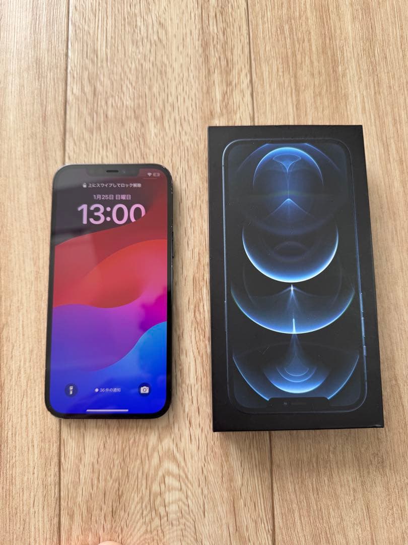 iPhone 12 Pro Max 256GB Pacific Blue 動作良