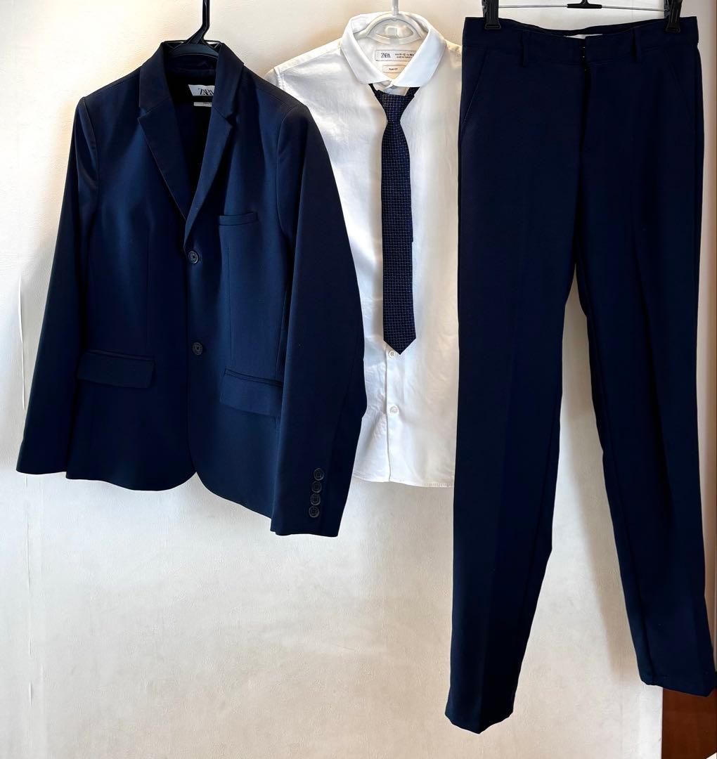 ZARA 男児 フォーマルスーツ 152 11〜12 卒業式 制服
