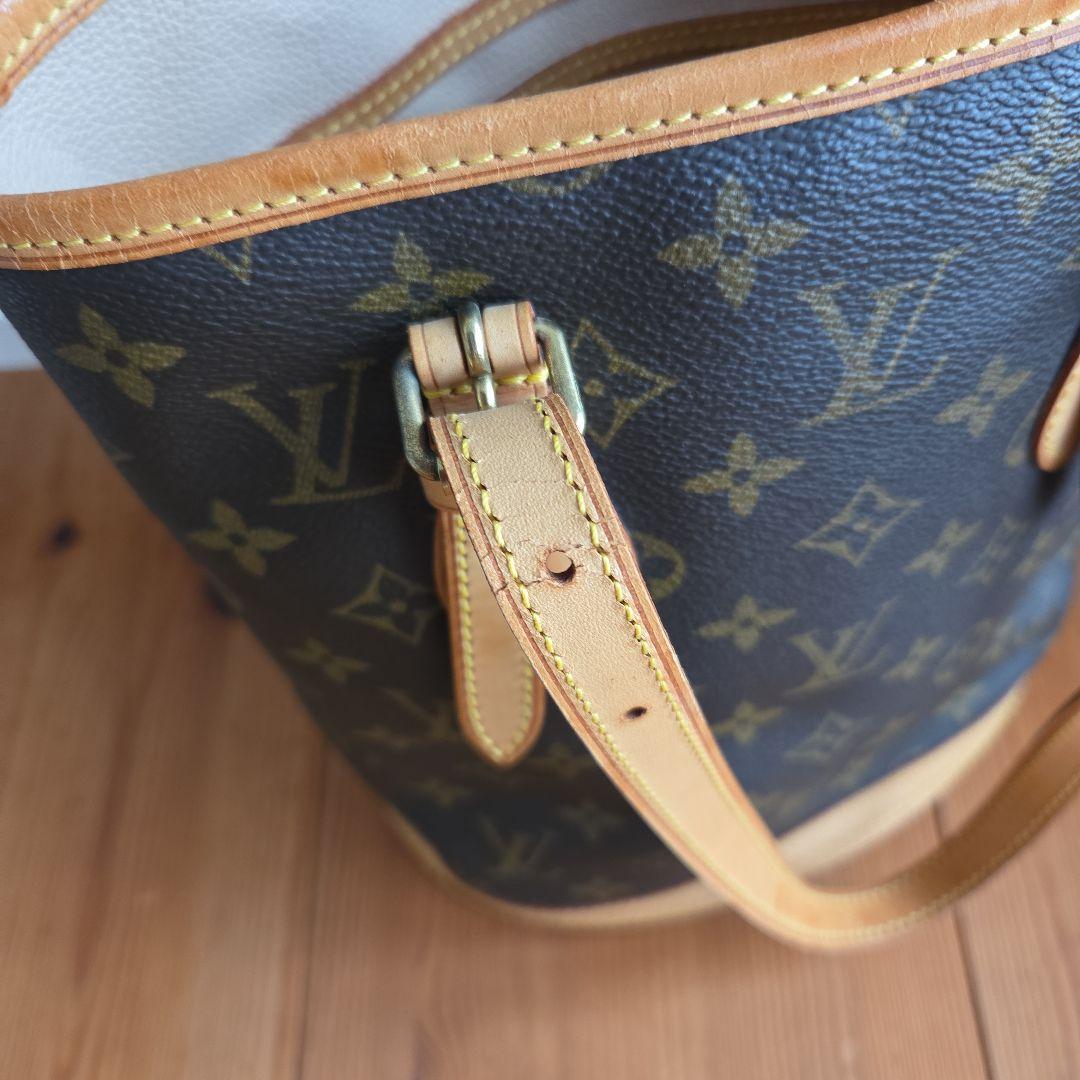 ルイ・ヴィトン M42238 プチ・バケット+ポーチ モノグラム