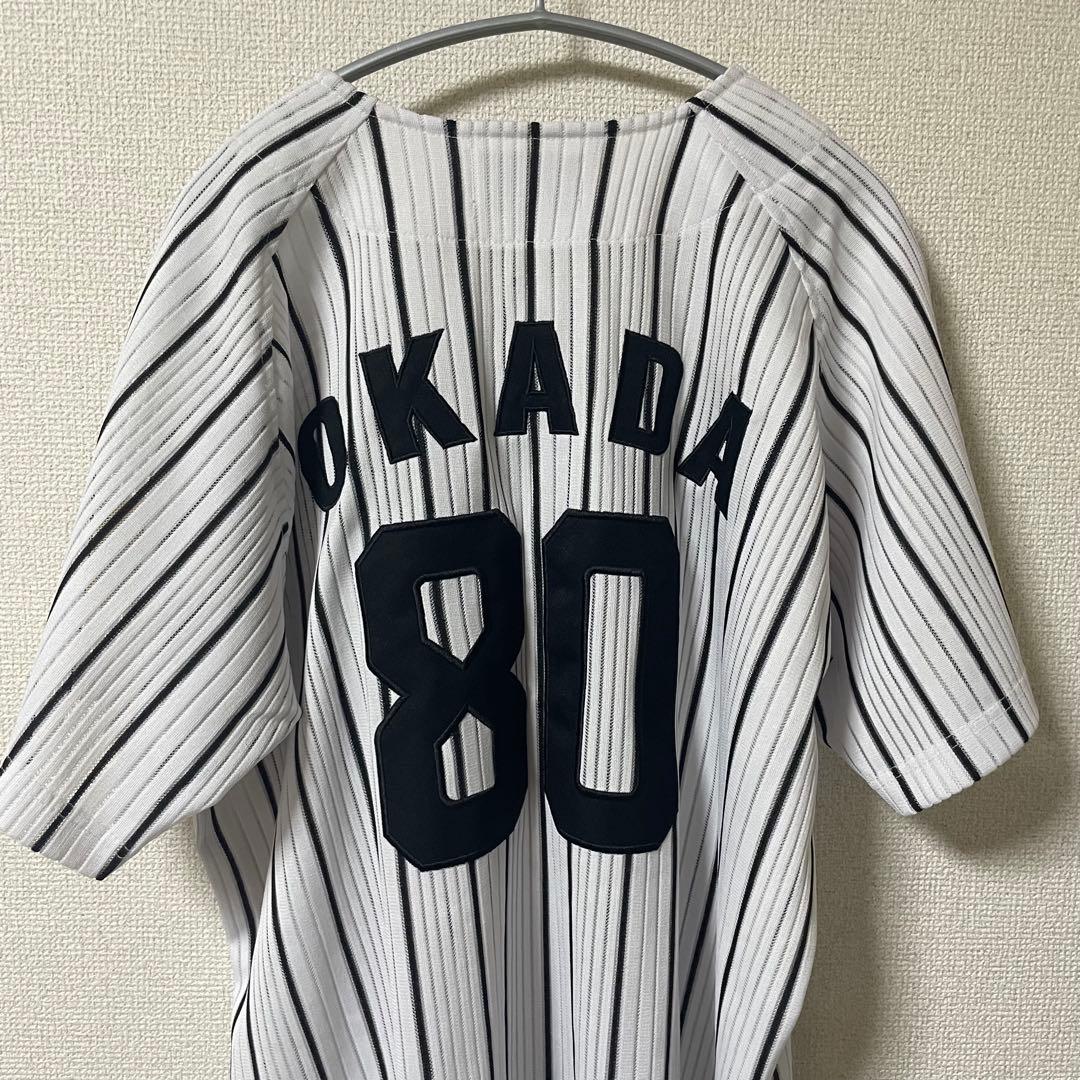 阪神タイガース　岡田 彰布 監督　ユニフォーム　ホーム　背番号80　おーん