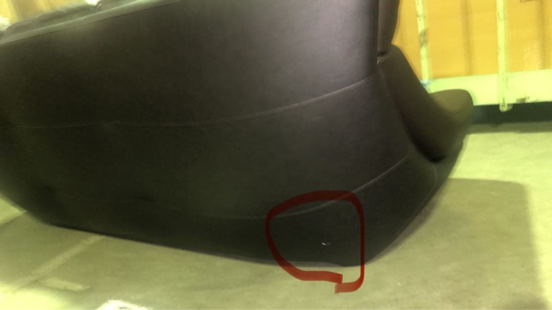 在庫処分‼️大幅値引き✨カリモク家具ZU46038989 3人掛ソファ本革オーダー