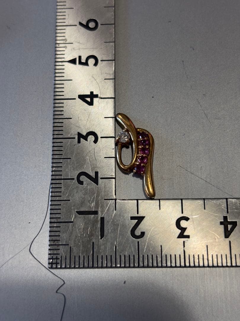 （153）【天然ダイヤ付】K18ペンダントヘッド