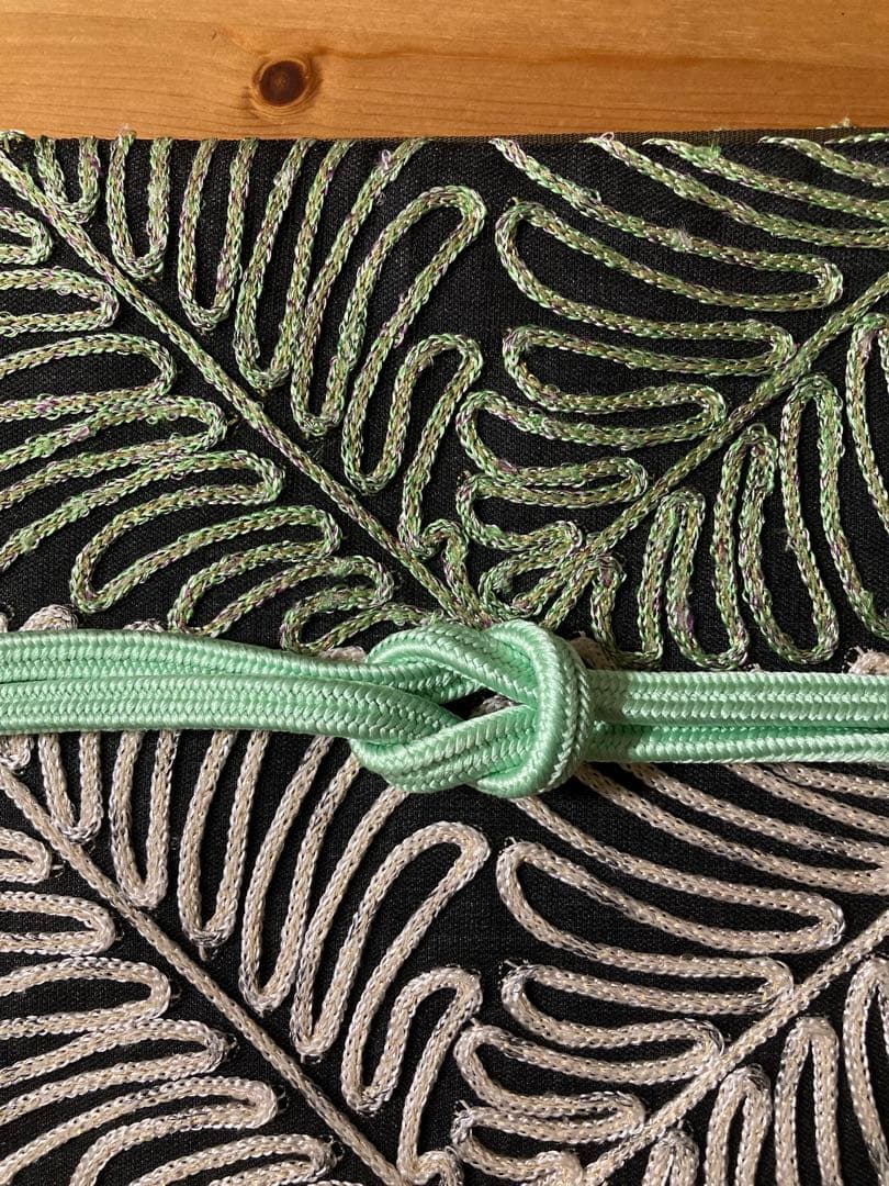 美品　洒落袋帯　無月製