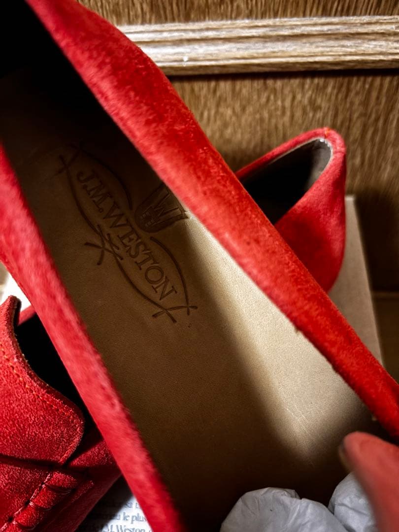 J.M.WESTON ドライビングシューズ WARNING CAR SHOE