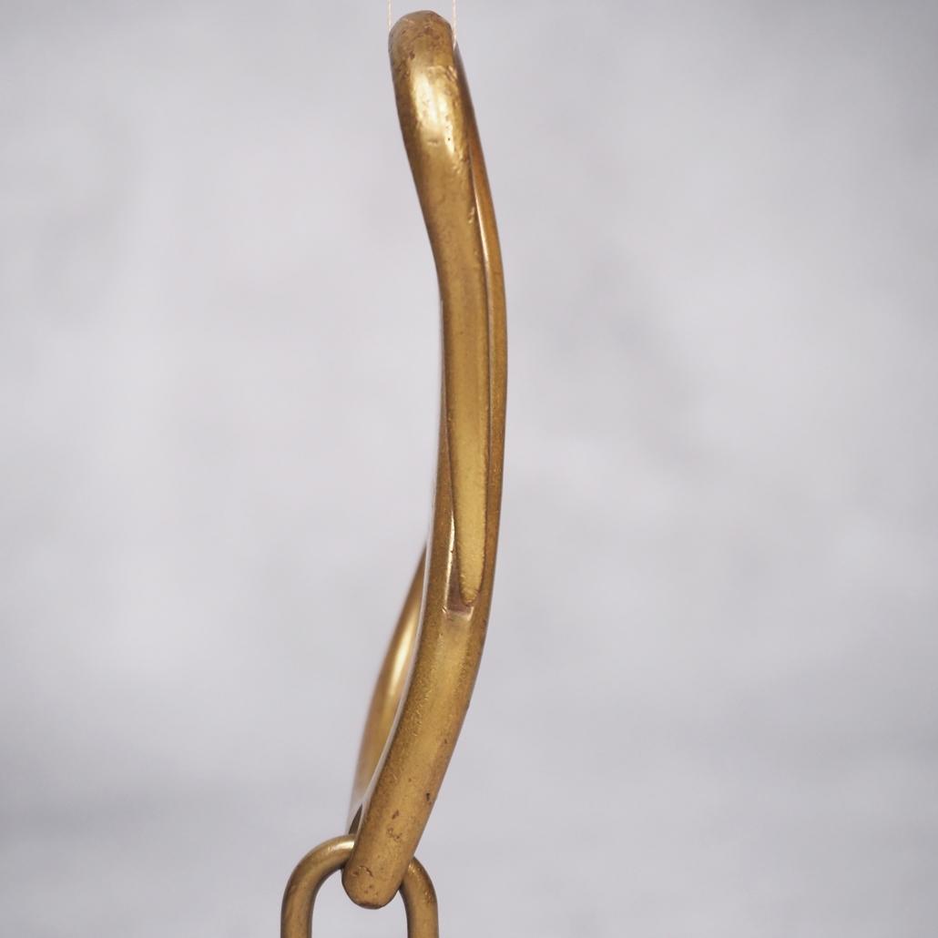 REDMOON S字フック キーホルダー 真鍮 ハンドメイド 限定品 ロゴ刻印