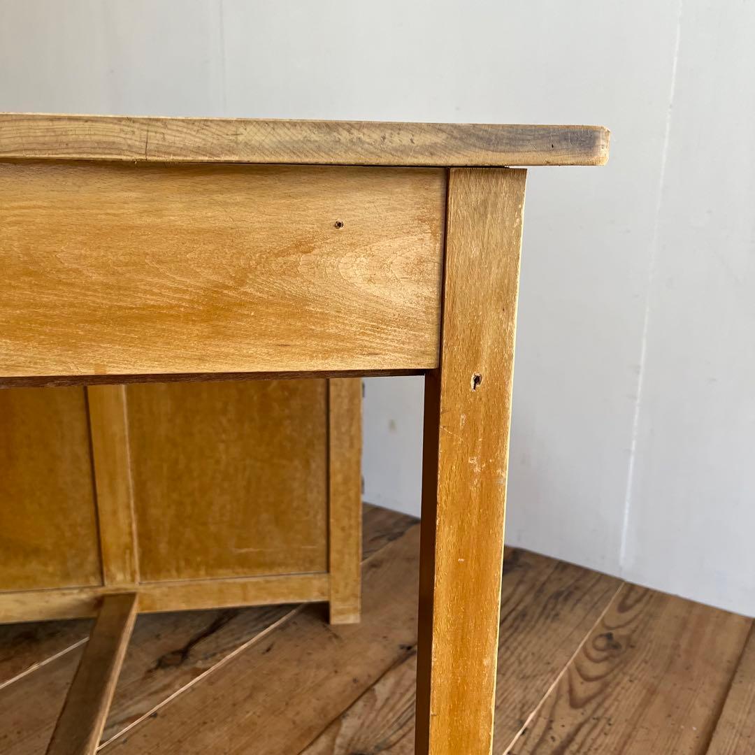 アンティーク 片袖机 デスク テーブル モダン レトロ