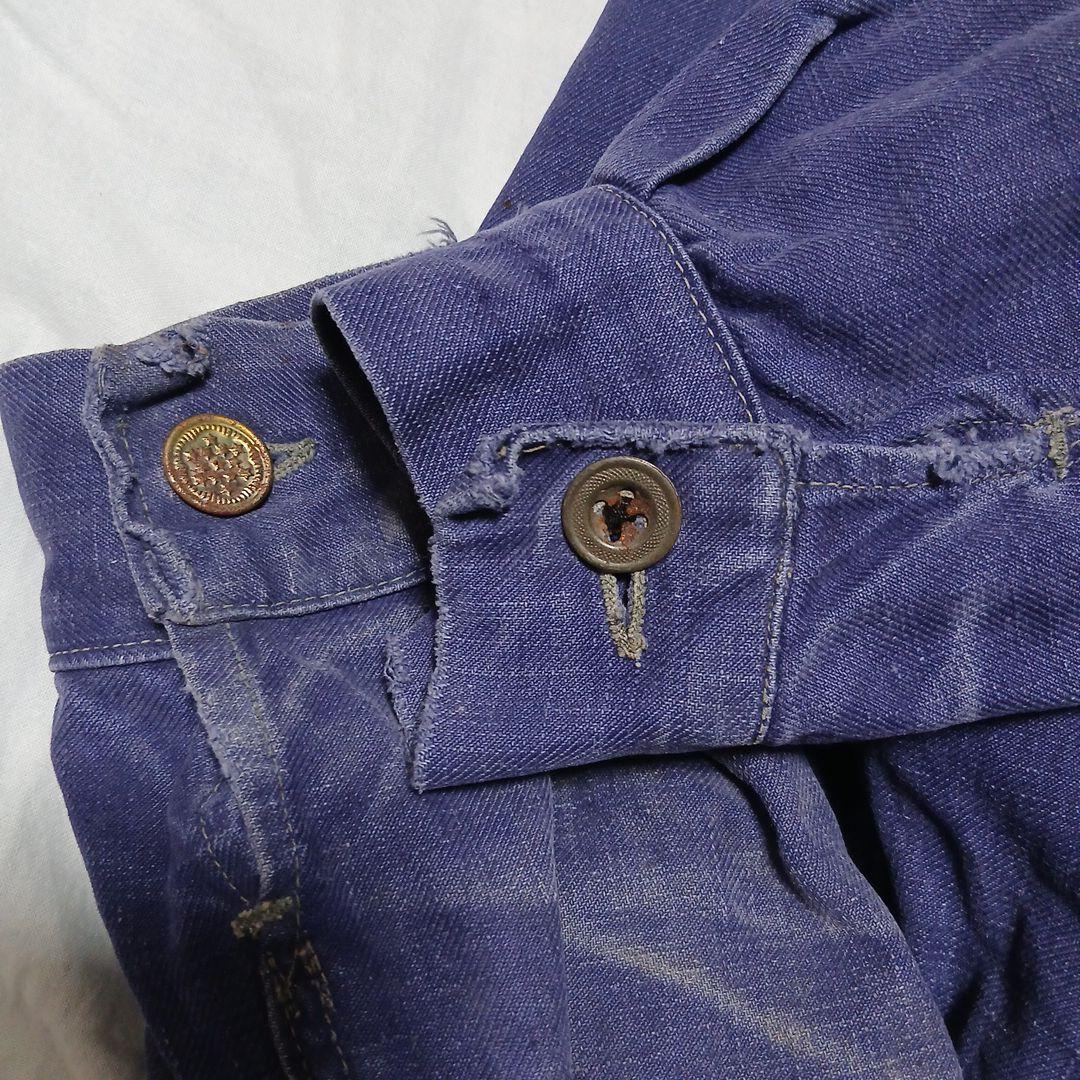 ファイヤーさん専用　フレンチメティスワークジャケット　コットンリネン