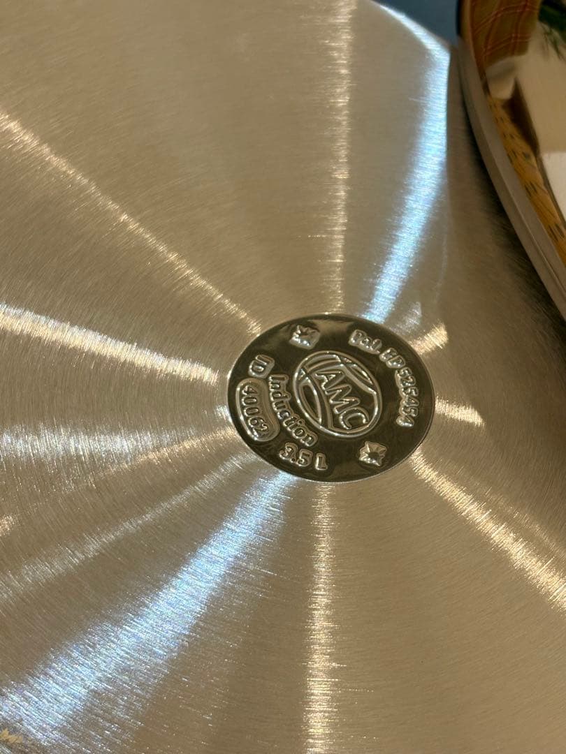 【新品 箱入り】AMC鍋※IH対応ソフトライン オーバル浅型両手鍋