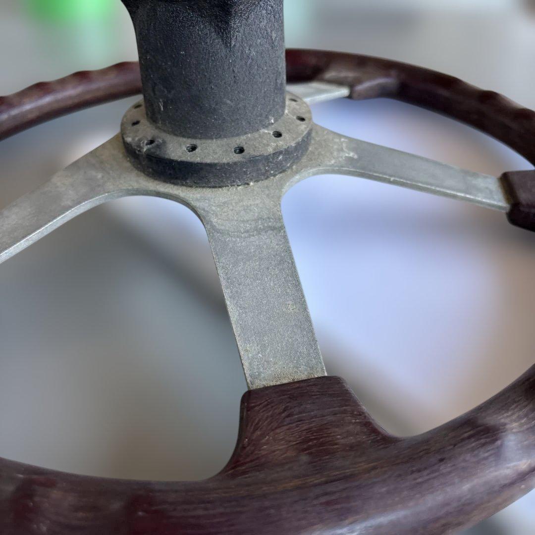 希少　ハンドル　ウッドステアリング　アバルト　ABARTH