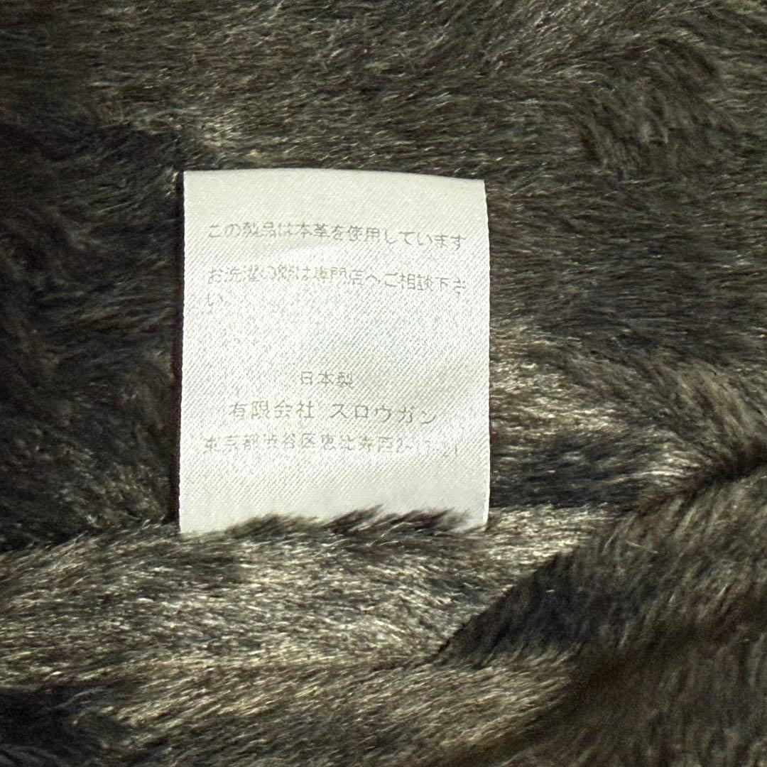 タカ旦那様✨Slow Gun スロウガン 大人のスタジャン アルパカ 羊革 L