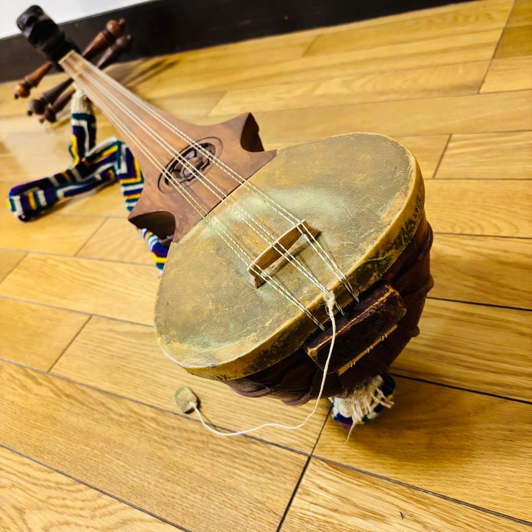 Damnyen ダムニェン 6弦 ブータン 撥弦楽器 チベット 送料込み