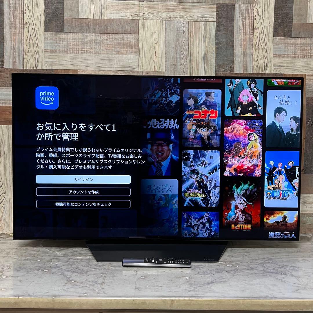全国送料込❣️LG48型 4K有機ELテレビAIプロセッサー搭載ネットアプリ視聴可