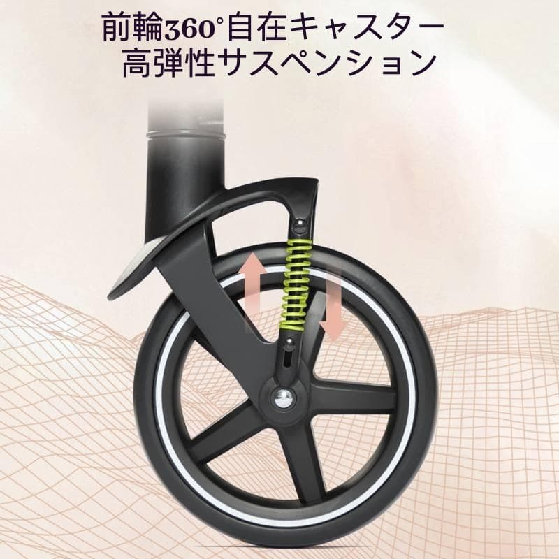 超低底盤シングルハンド折りたたみペットカート