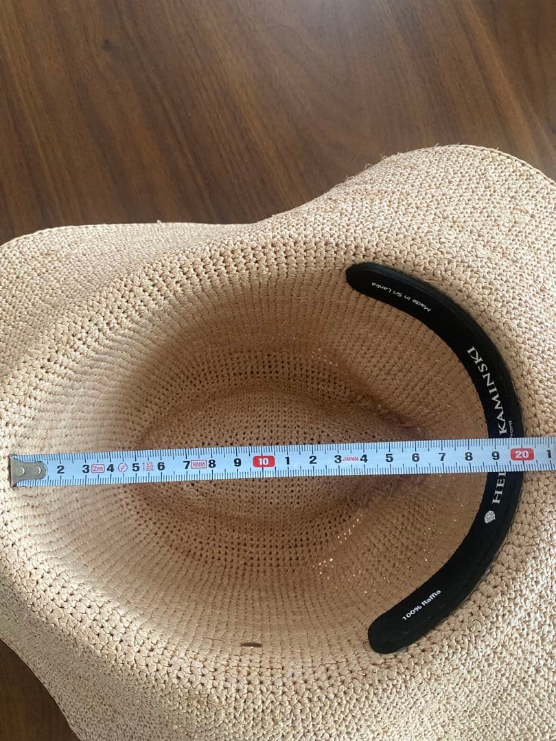 お値下げ⭐︎ヘレンカミンスキー　ラフィアハット　デスモンダ　ナチュラル