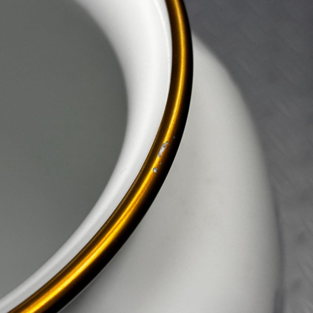 【希少】大倉陶園 草加紋様 金彩口 花瓶 高さ 28cm 口縁口径 11.5cm