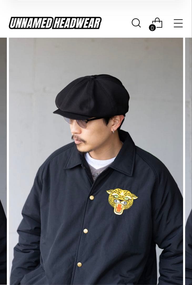 まさよし UNNAMED HEADWEAR キャスケット