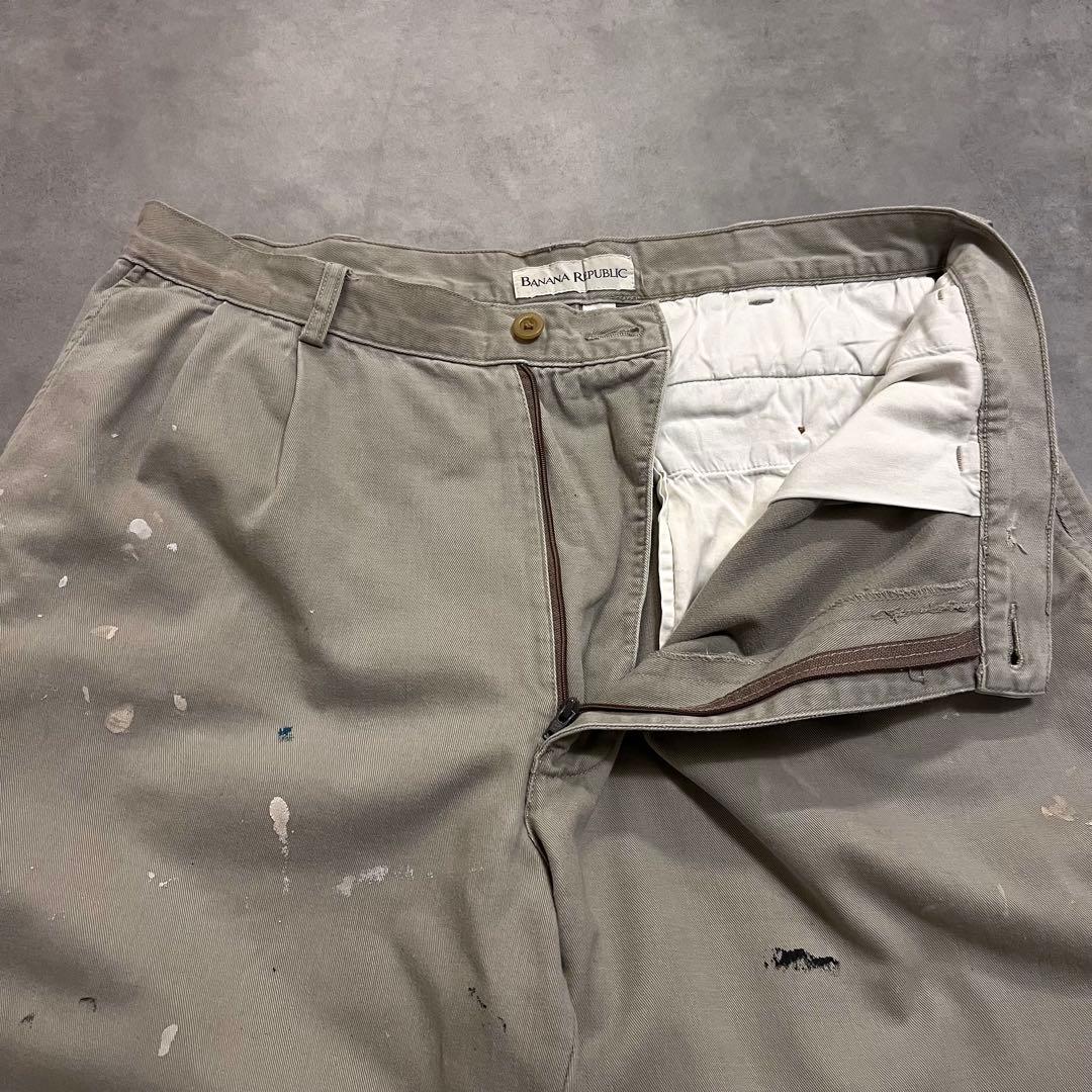 パンツ BANANA REPUBLIC 90s paint splatter chino