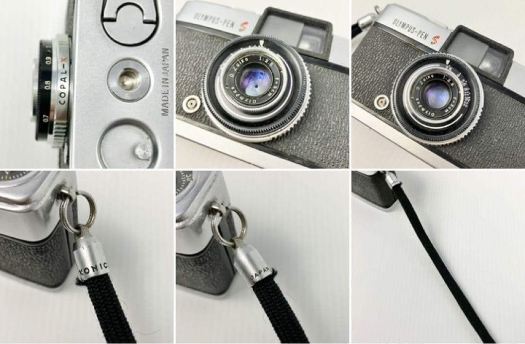 エモい美品 65年前 1960年製 OLYMPUS PEN S ハーフカメラ