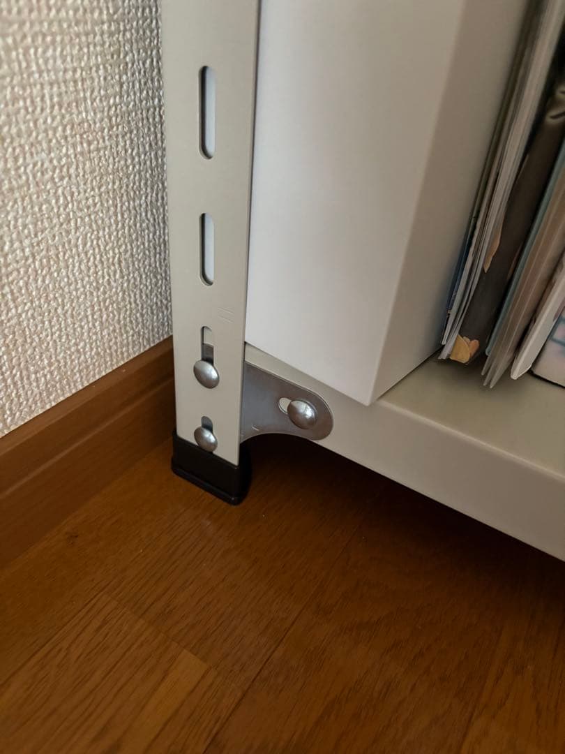 d&department 工業用スチールシェルフ スリム 5段 アイボリー