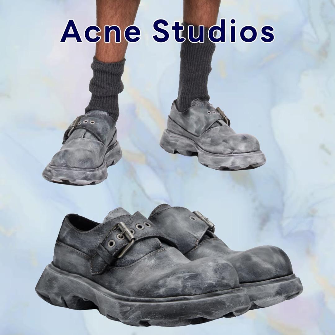 新品　がーくん着用　17万円　Acne Studios ダービーレザーシューズ