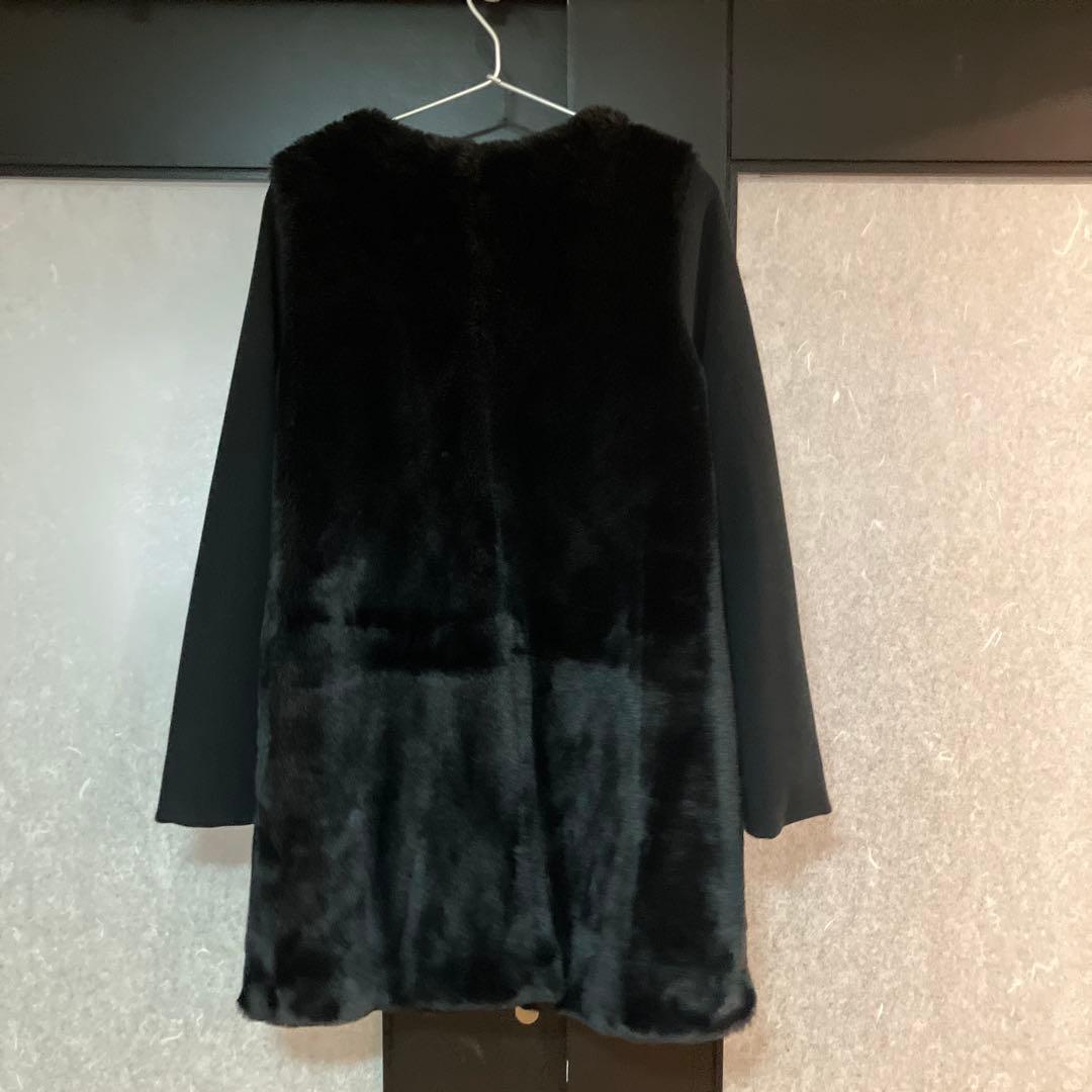 定価6万　【美品】VICKY ネイビー 3wayモッズコート ファーライナー付き