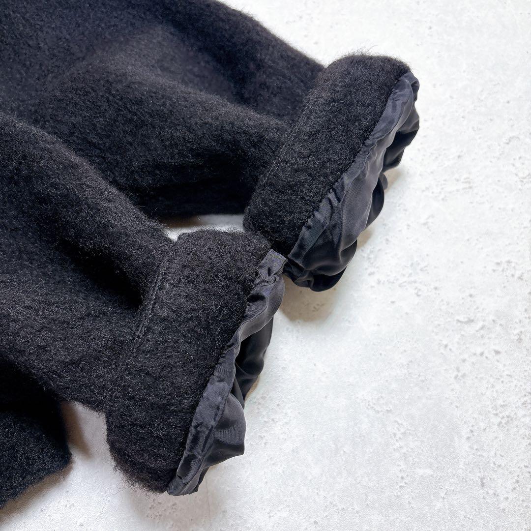 アルアバイル　モヘヤ混　シャギーノーカラージャケット　ショートコート