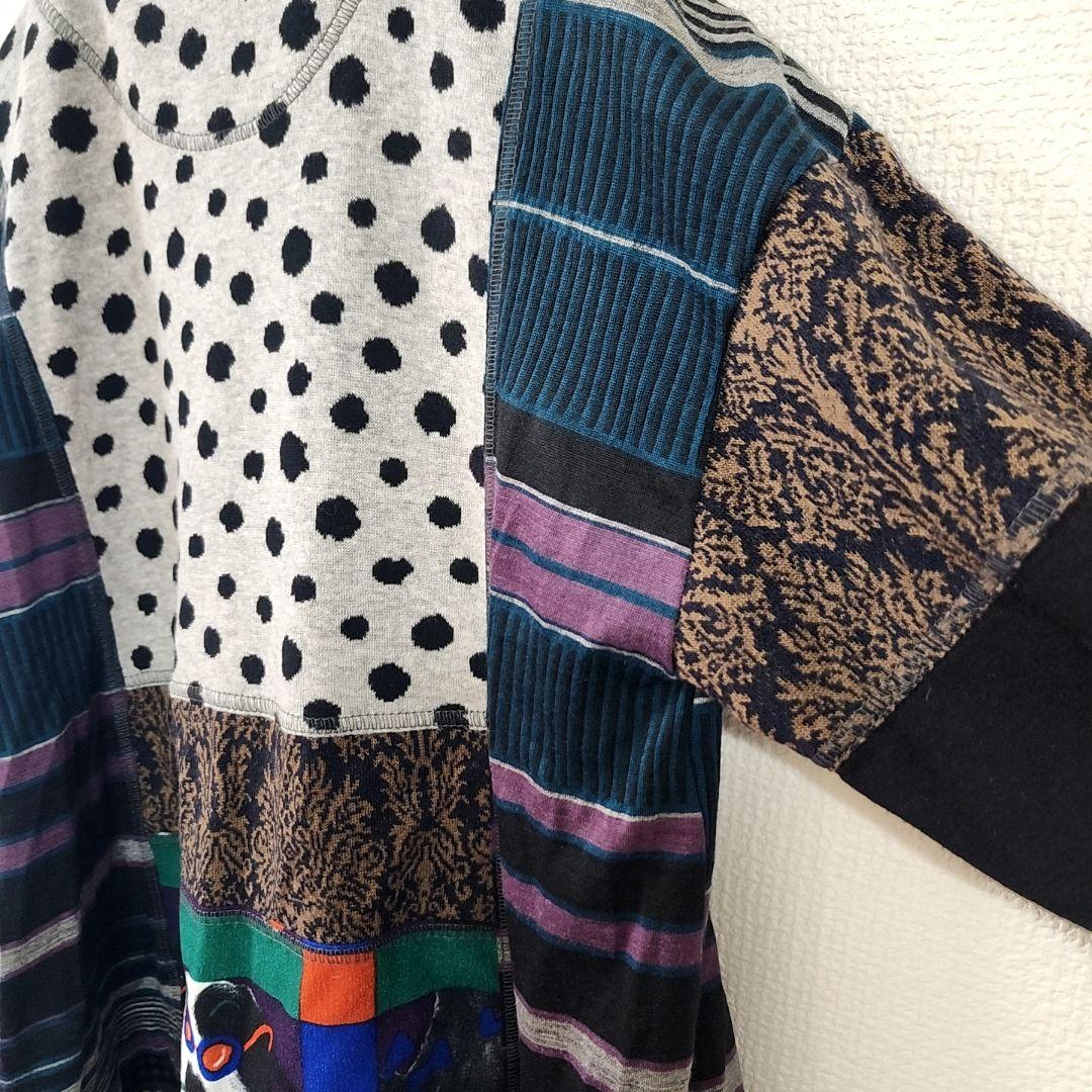 美品✨　オレボレブラ アルベロベロ ぶたさん　ビジュー　長袖シャツ　ウール混