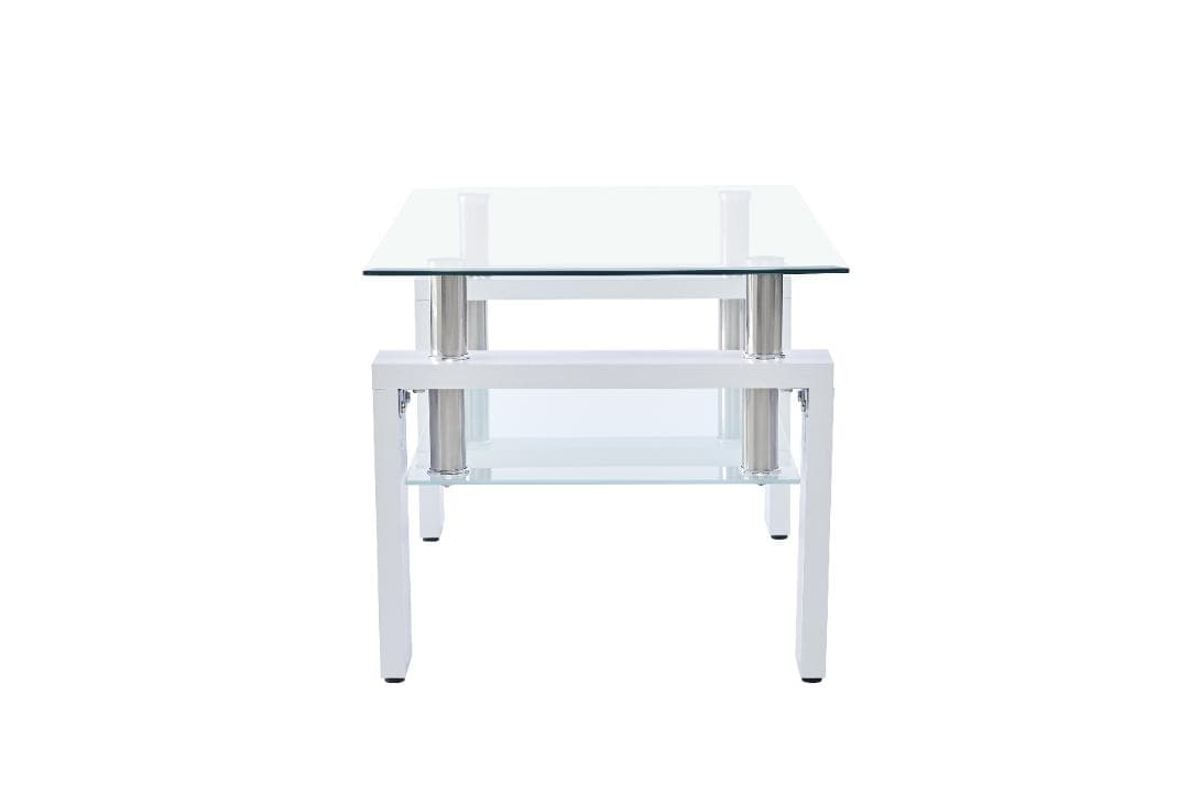 センターテーブル ローテーブル ガラス リビングテーブル モダンコーヒーテーブル