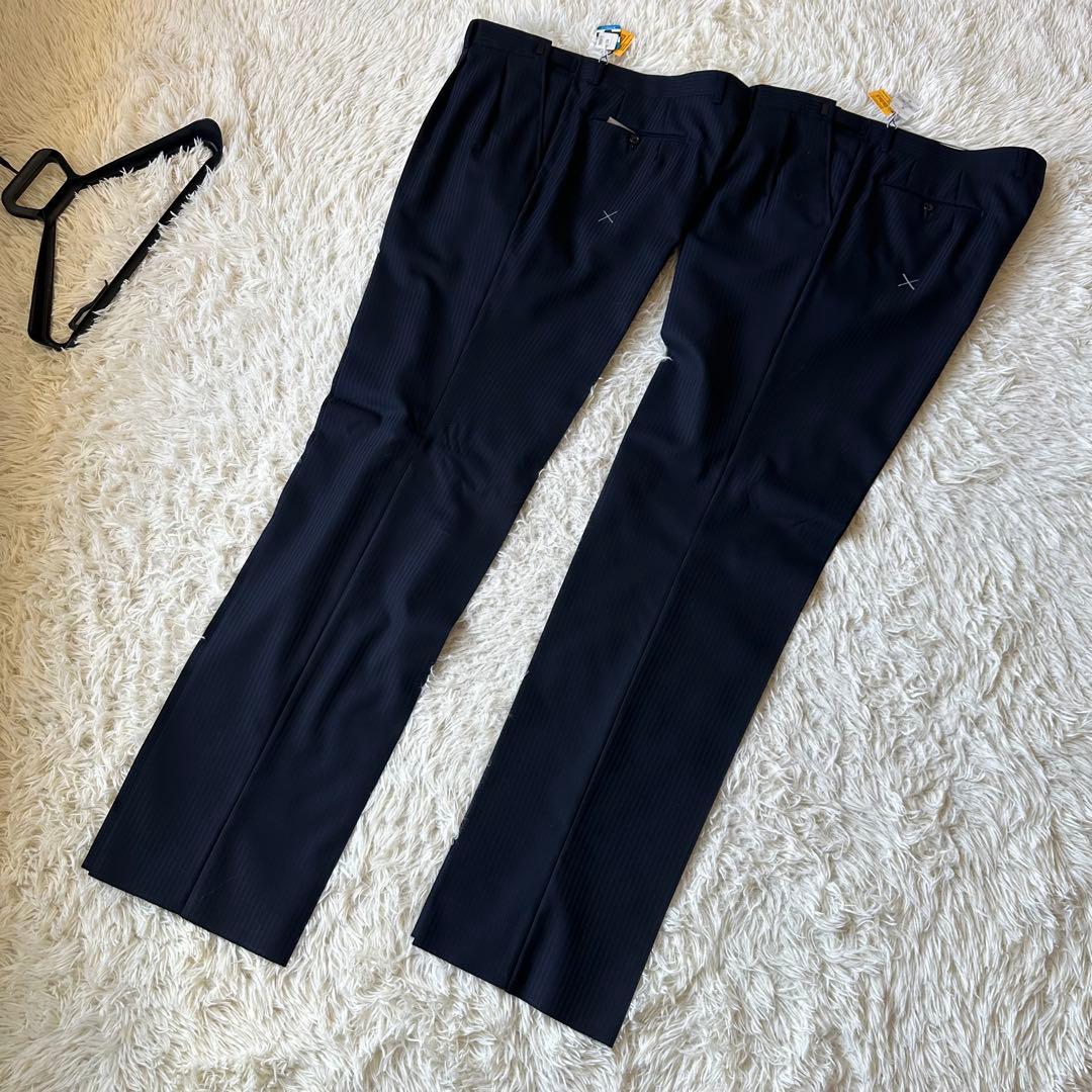 新品未使用　スーツ　ツーパンツ　大きいサイズ　E10　リーガル　195-0　黒