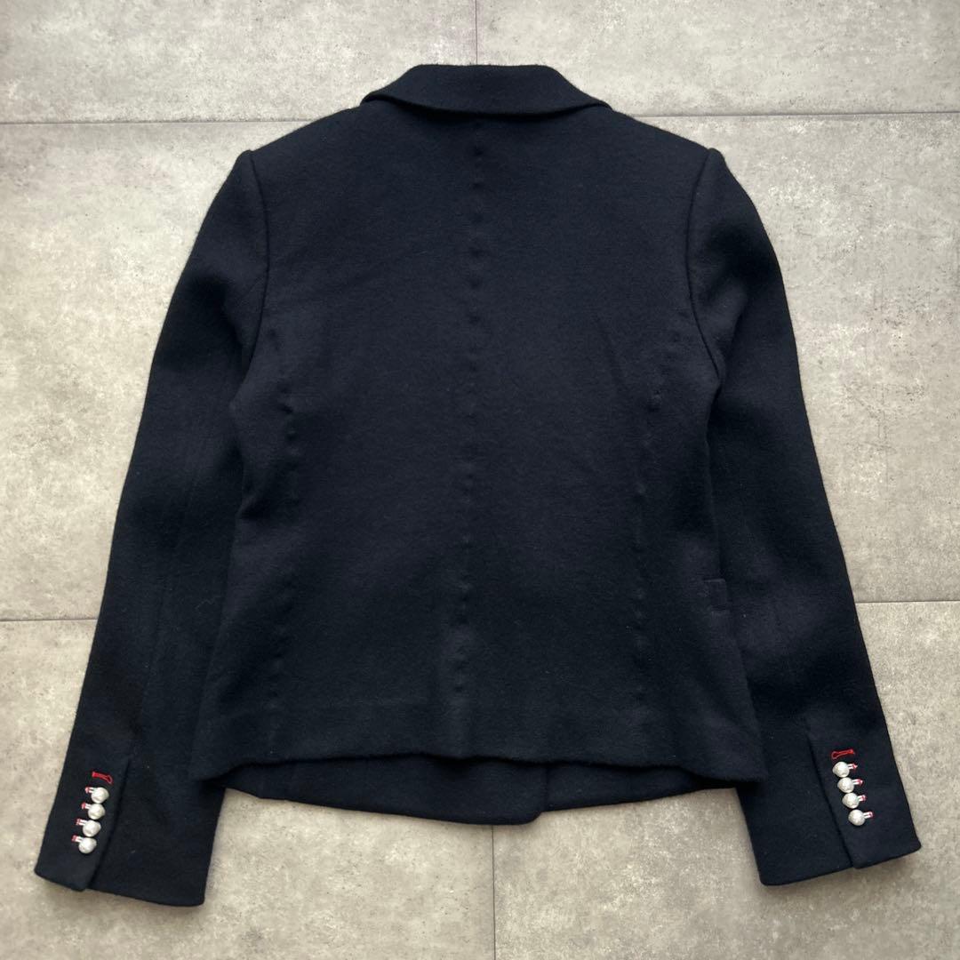 sov. パール　ダブルブレス　ジャケット　ネイビー