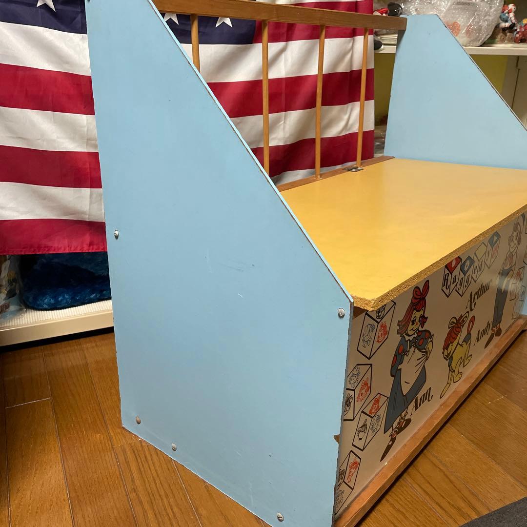 ラガディ・アン＆アンディ　ベンチ型収納BOX アンティーク　カントリー