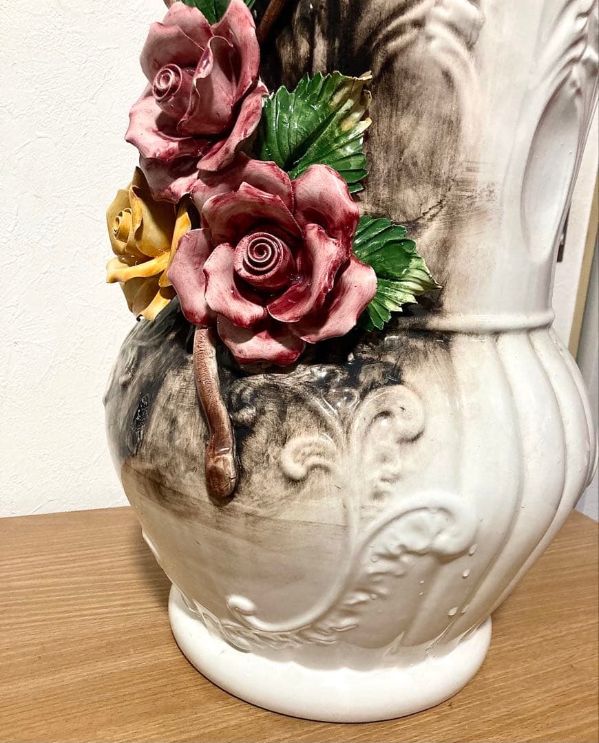 カポディモンテCapodimonte 傘立て 花瓶 ヴィンテージ 大サイズ