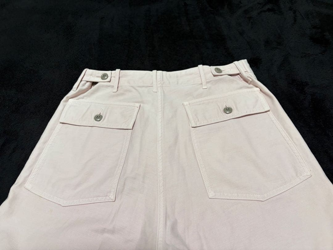 FRAMeWORK ライトミリタリースラブベイカーパンツ　ピンク