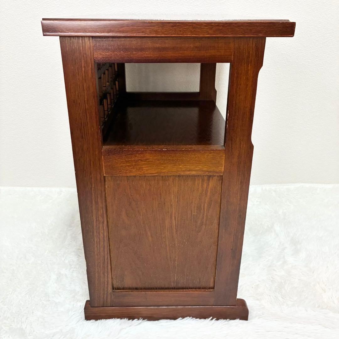 キャビネット　昭和レトロ　ニチハン　電話台　飾り棚　収納棚　アンティーク　ラック