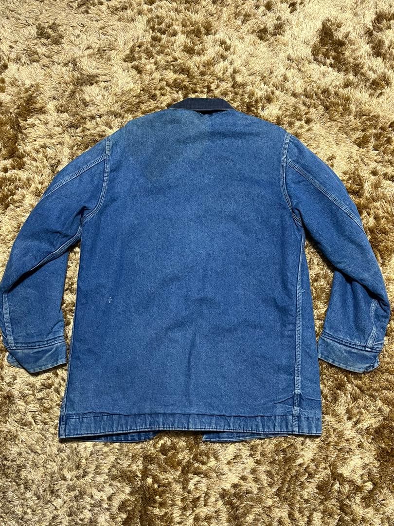 60s USA製 Sears デニムカバーオール 襟コーデュロイ ブランケット付