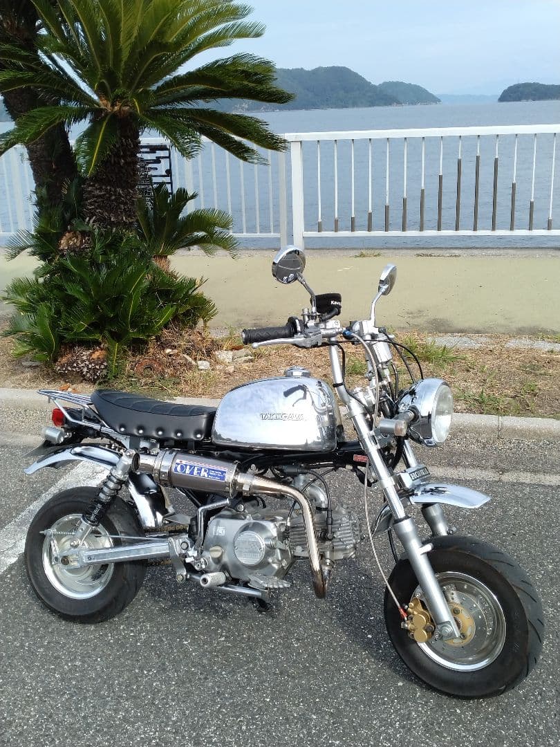 モンキーAB27・８インチ，アルミキャストホイール、（デイトナ）タイヤ、キタコ