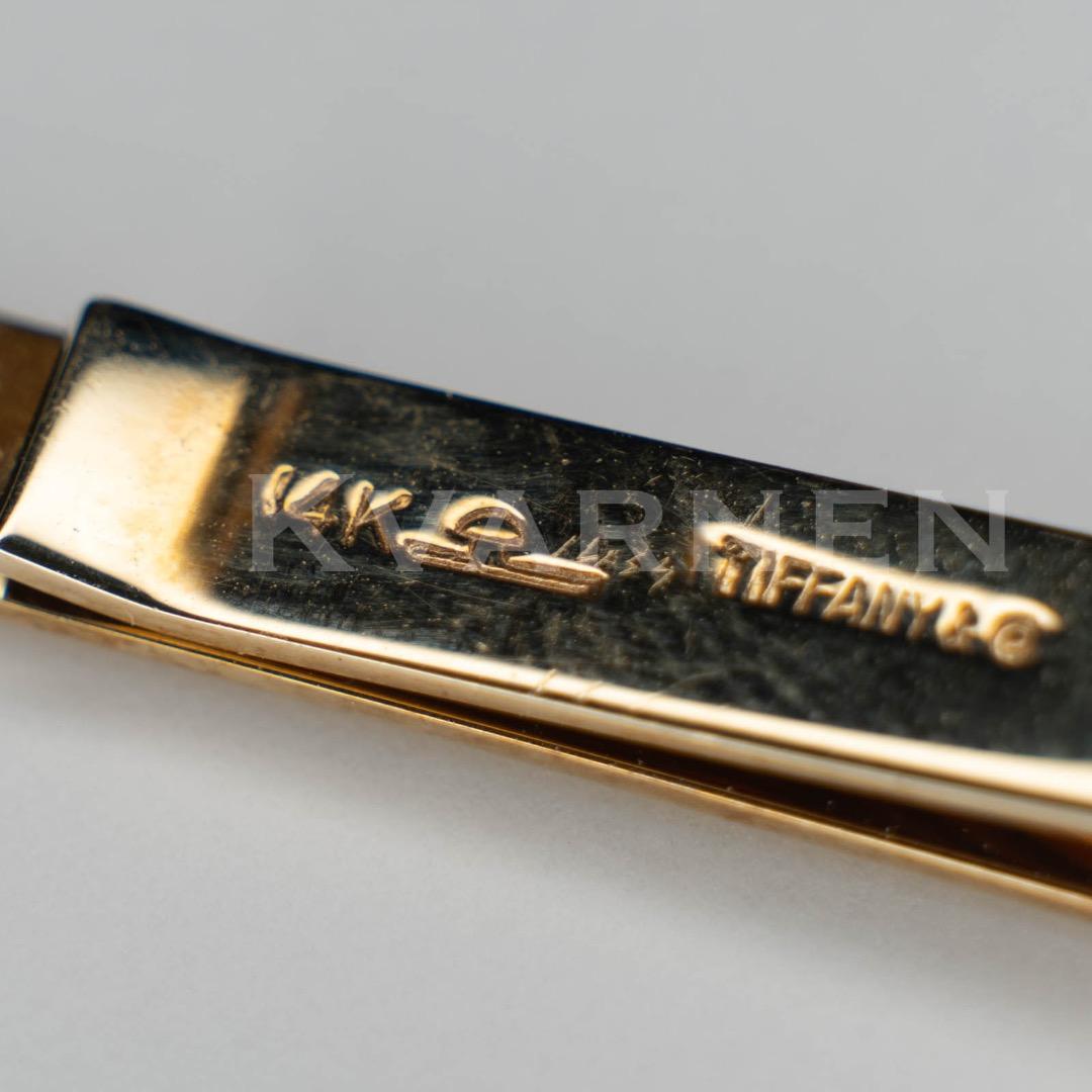 Tiffany & Co. タイクリップ 14KYG サファイア ネクタイピン