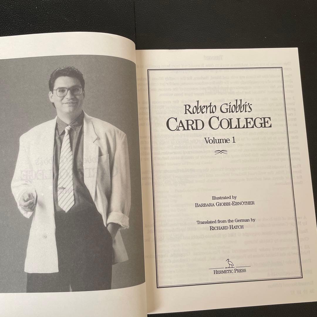 洋書 Card College 1 and 2 by Roberto Giobbi