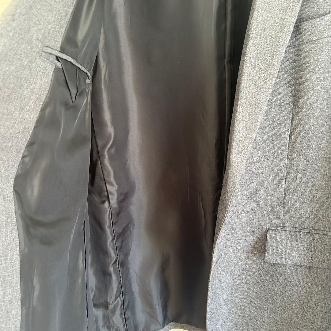 ナノユニバース LB.03 ウーリーツイル セットアップスーツグレーM