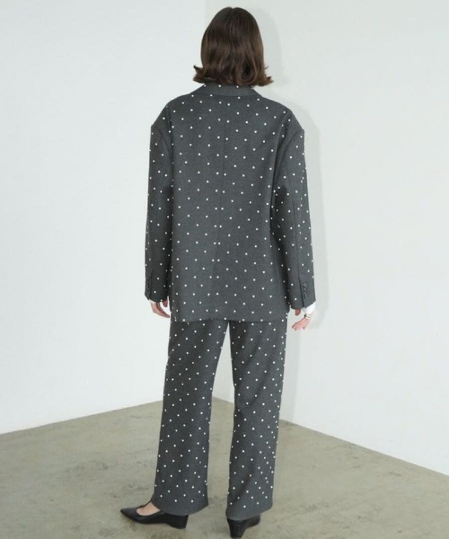 新品未使用クラネCLANEパールドットジャケットPEARL DOT JACKET