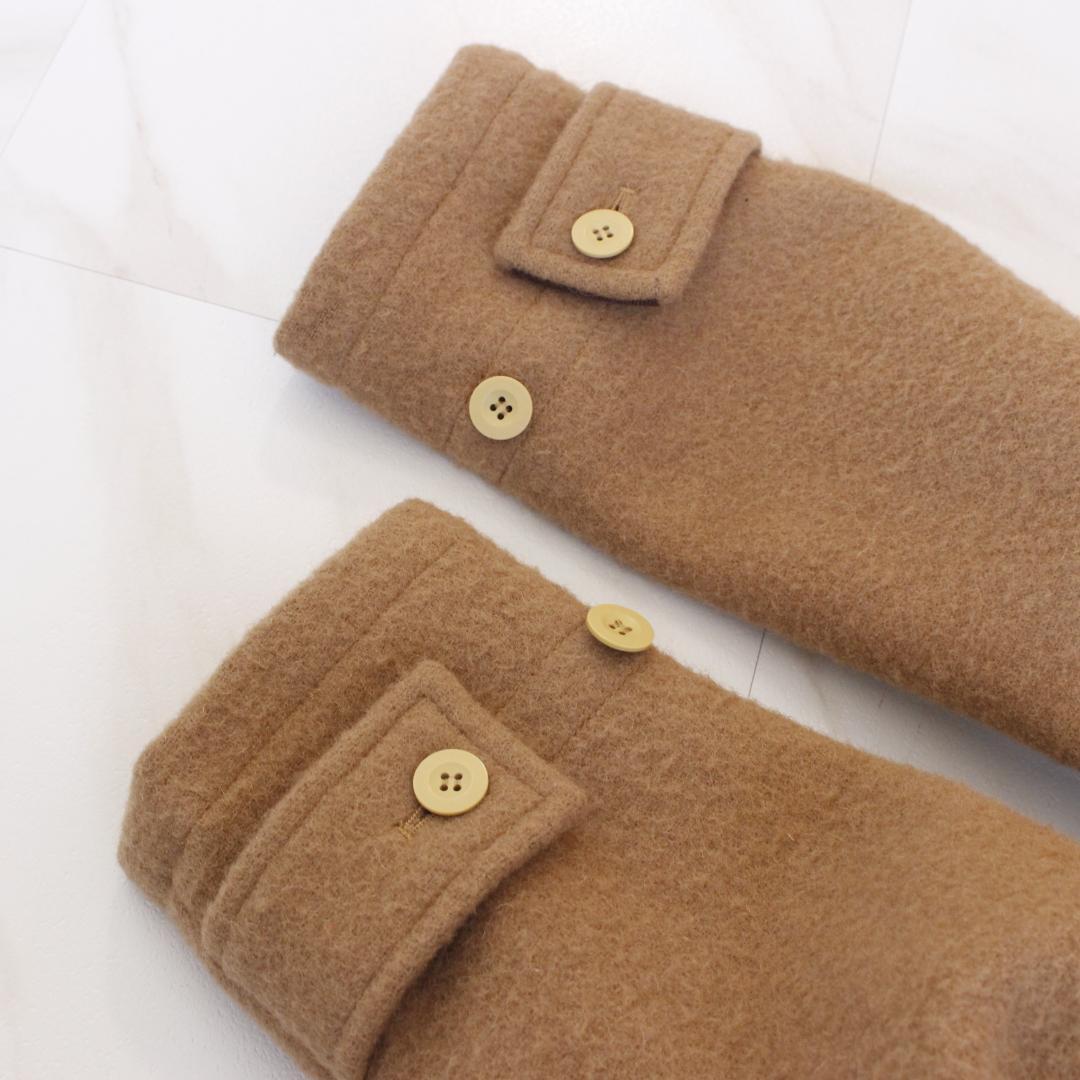 GLOVERALL MONTY ダッフルコート L ブラウンベージュ ウール