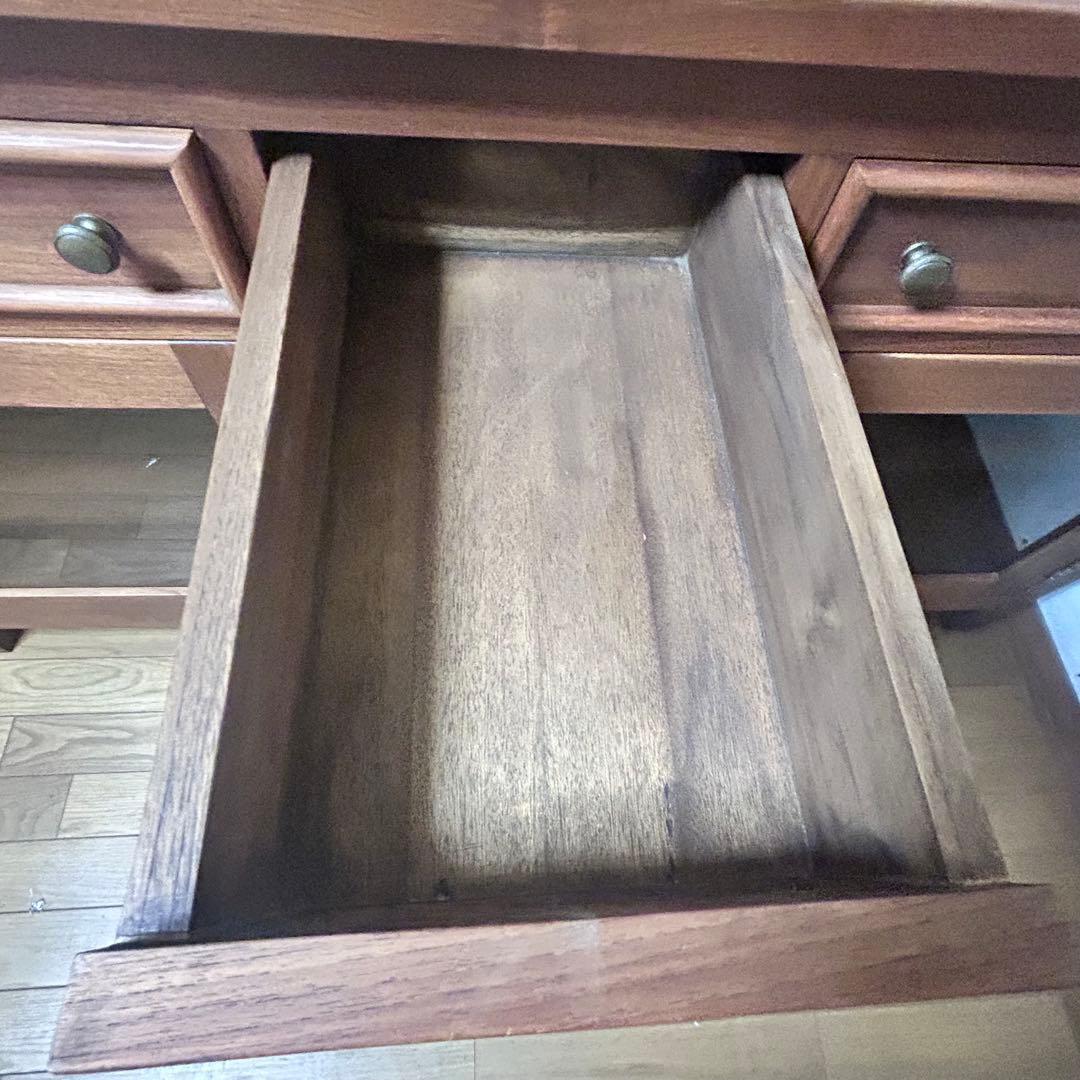 無垢材 サイドボード キャビネット 幅150cm アンティーク調　高級家具