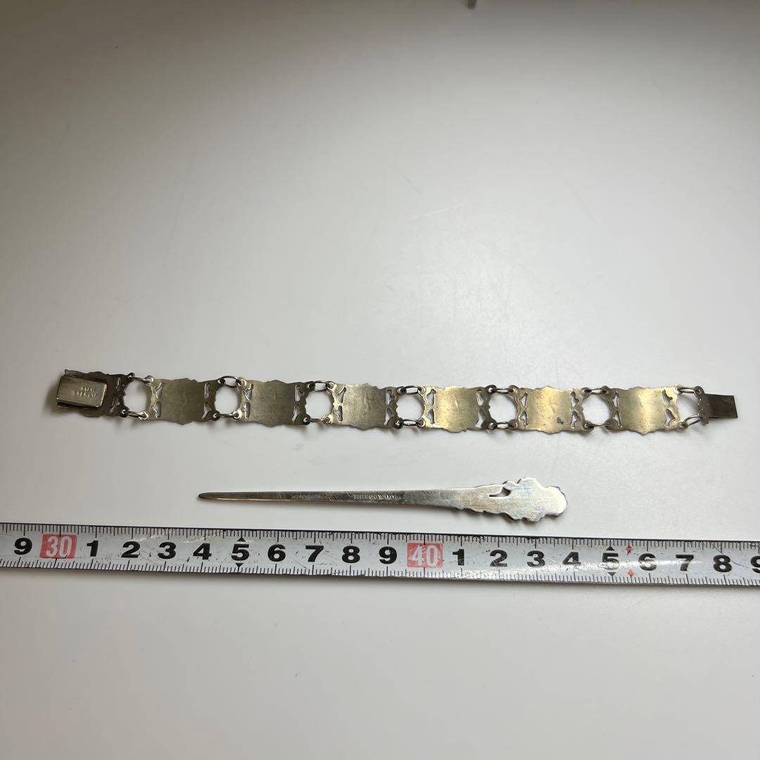 Sterling silver 銀製アクセサリー46g 東Y7-0812⭐︎2F