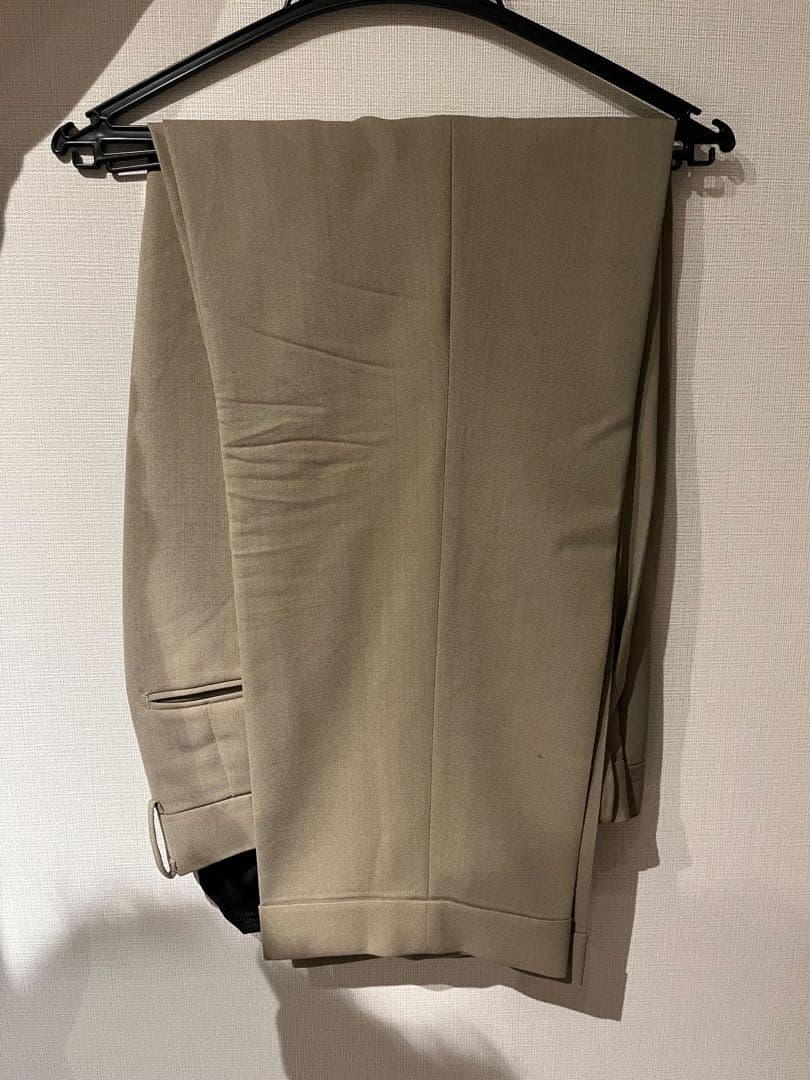 【値下げ　今日だけ】ワコマリア　23ss ドーメル　スーツセット　ベージュ