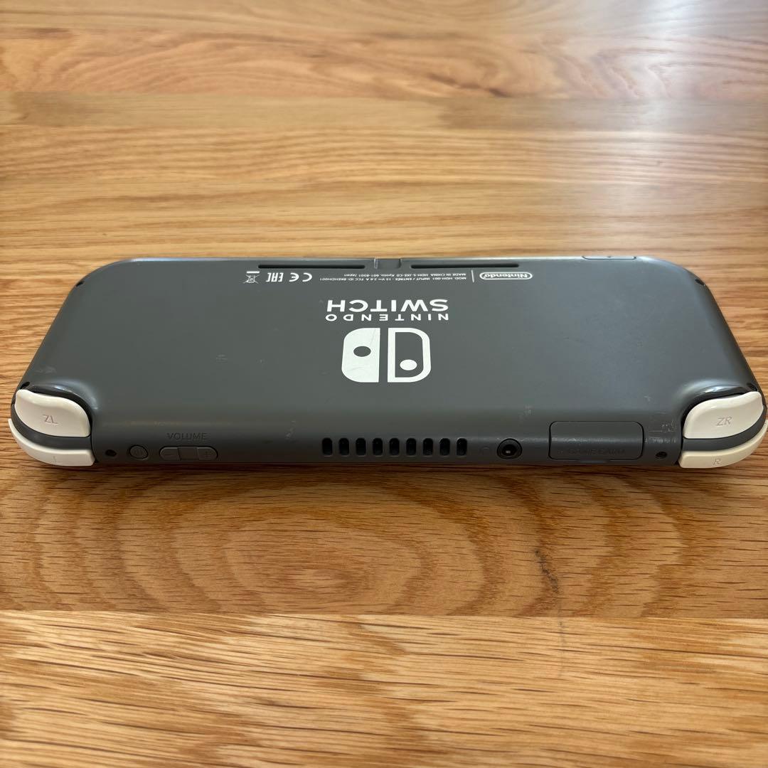 【美品・大人使用】Switch Lite グレー 本体【スティック公式整備済】
