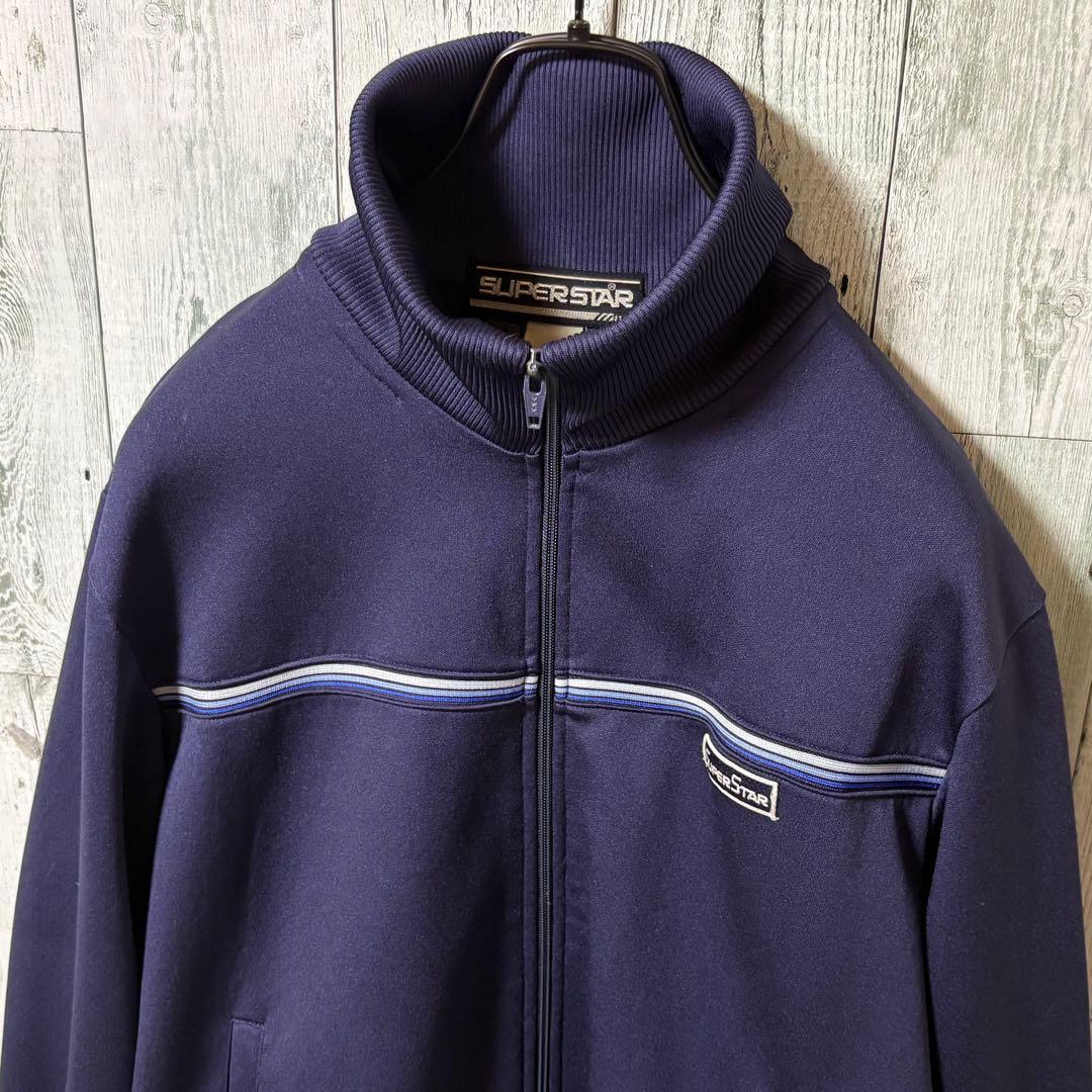 【※希少】ミズノ MIZUNO★刺繍ロゴ スリーライン トラックジャケット L