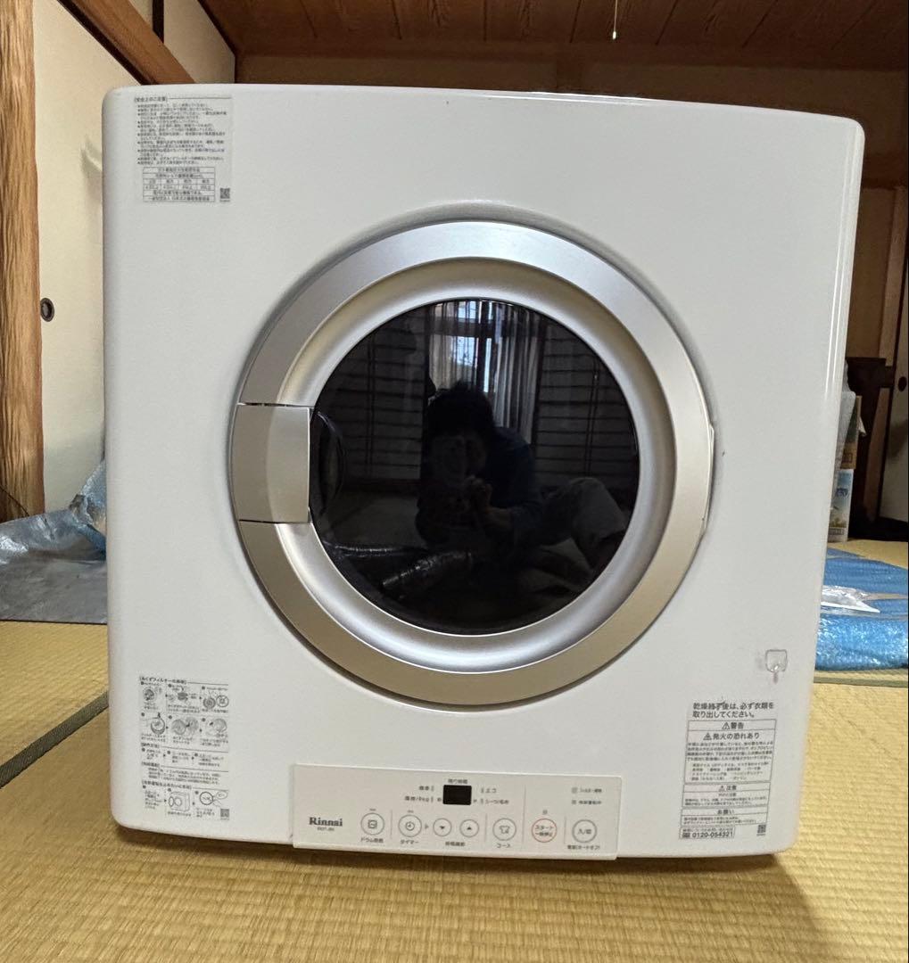 Rinnai RDT-80 ガス衣類乾燥機 乾太くん 8kg 都市ガス用