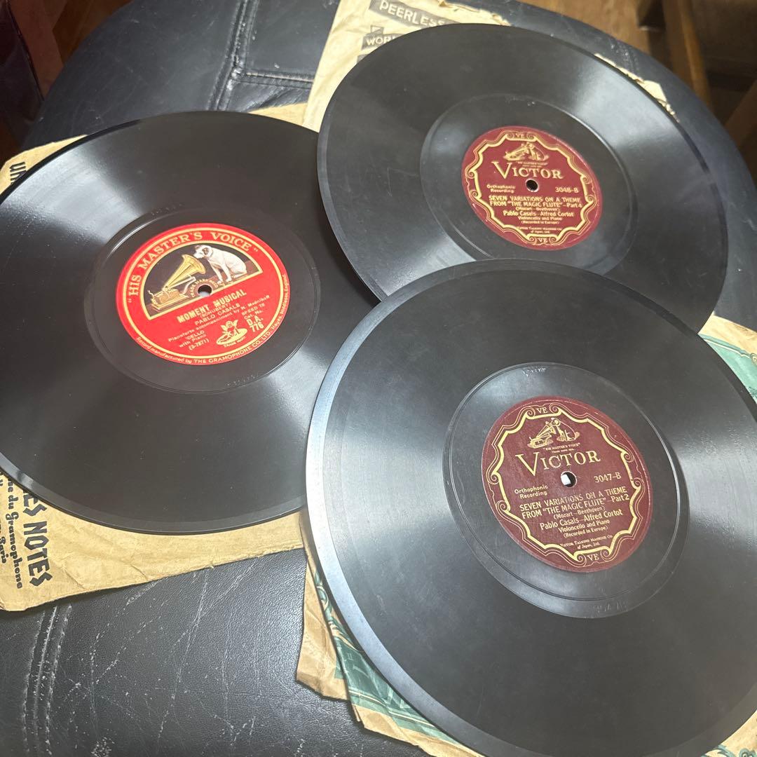 SP12inCLASSIC6枚仏両盤 パブロカザルス/バッハ他 写真参照も