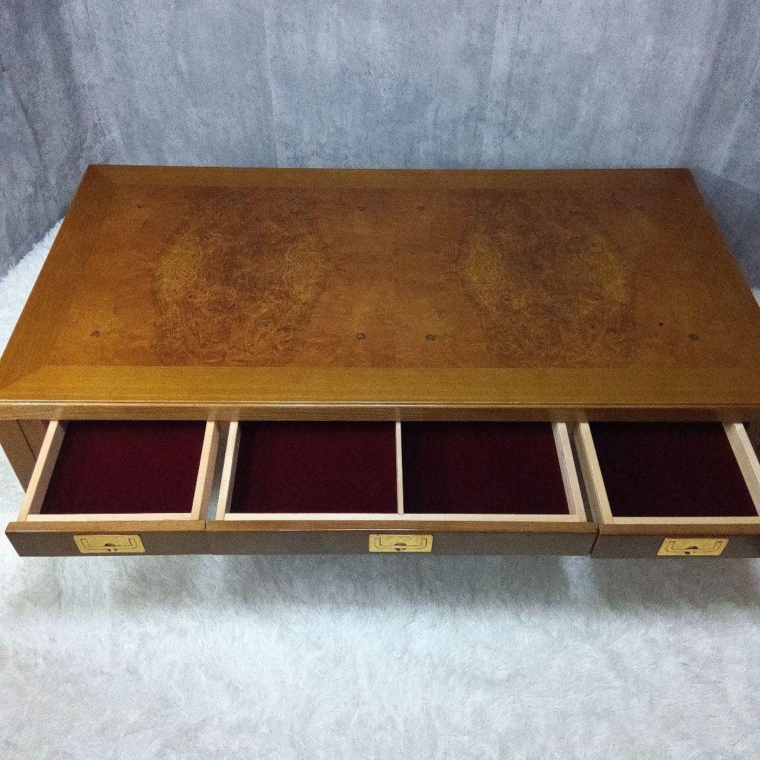 【美品】カリモク KARIMOKUドマーニ モーガントン 引き出し6杯 テーブル